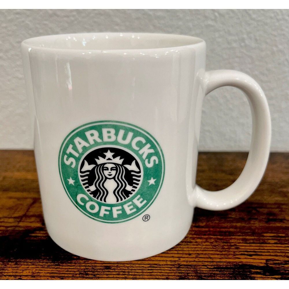 Vintage STARBUCKS Collectible Coffee Tea 8oz Mug Original Siren Mermaid Logo '04